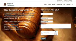 Desktop Screenshot of nosexualharassment.com