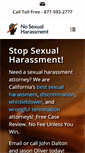 Mobile Screenshot of nosexualharassment.com
